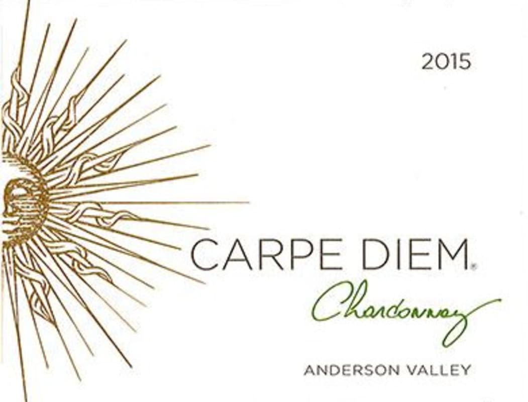 Carpe Diem Anderson Valley Chardonnay 2015 Front Label