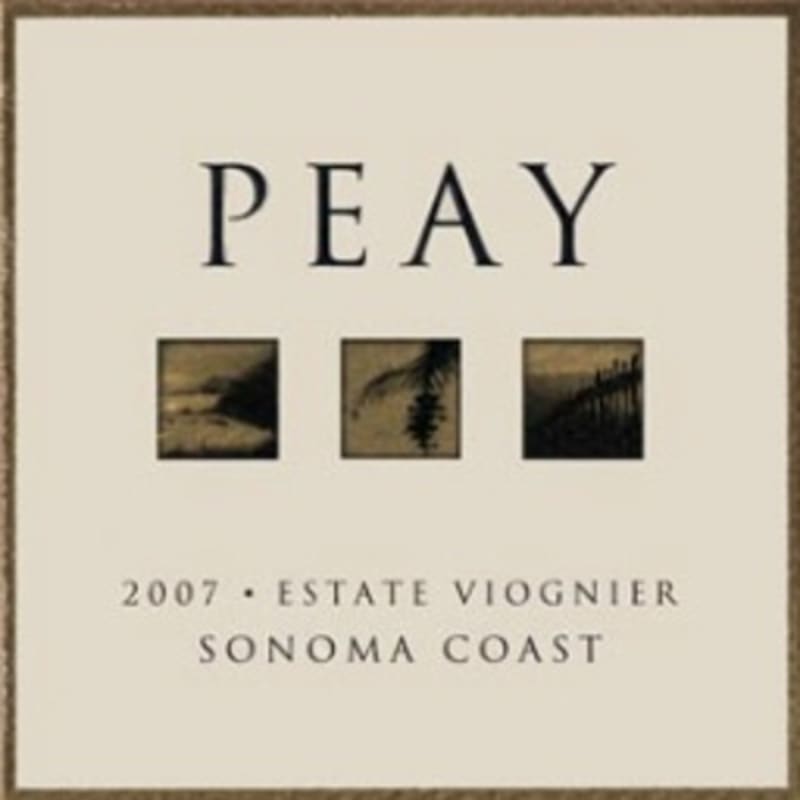Peay Vineyards Estate Viognier 2007 Front Label