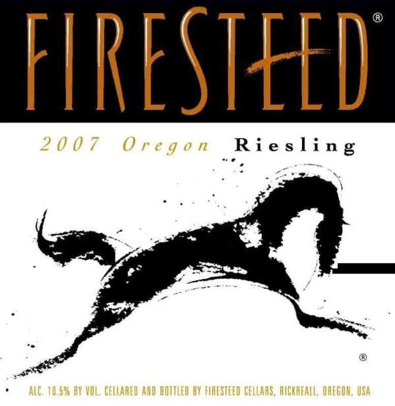 Firesteed Riesling 2007 Front Label