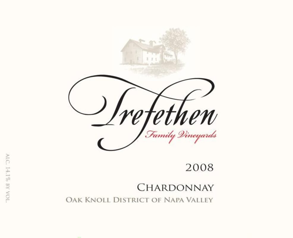 Trefethen Chardonnay 2008 Front Label