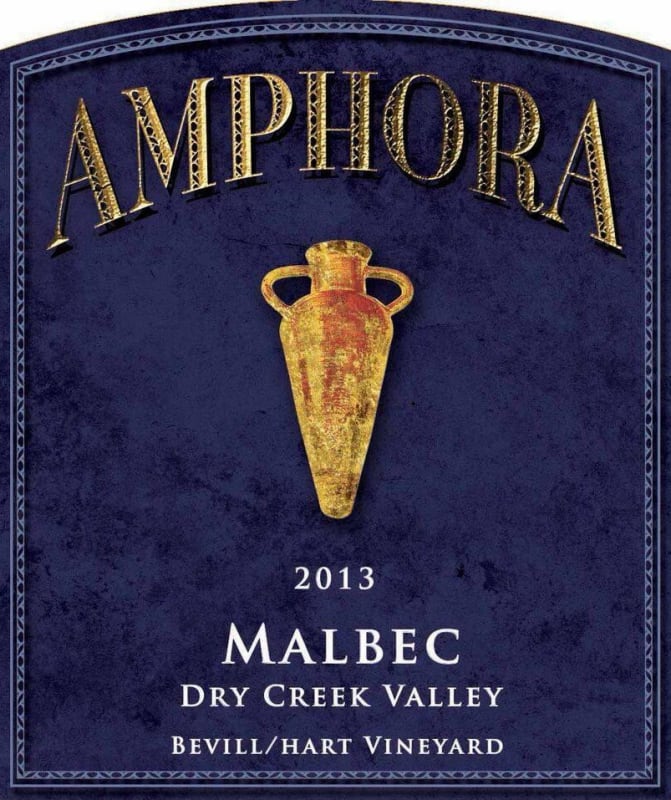 Amphora Wines Bevill Hart Malbec 2013 Front Label