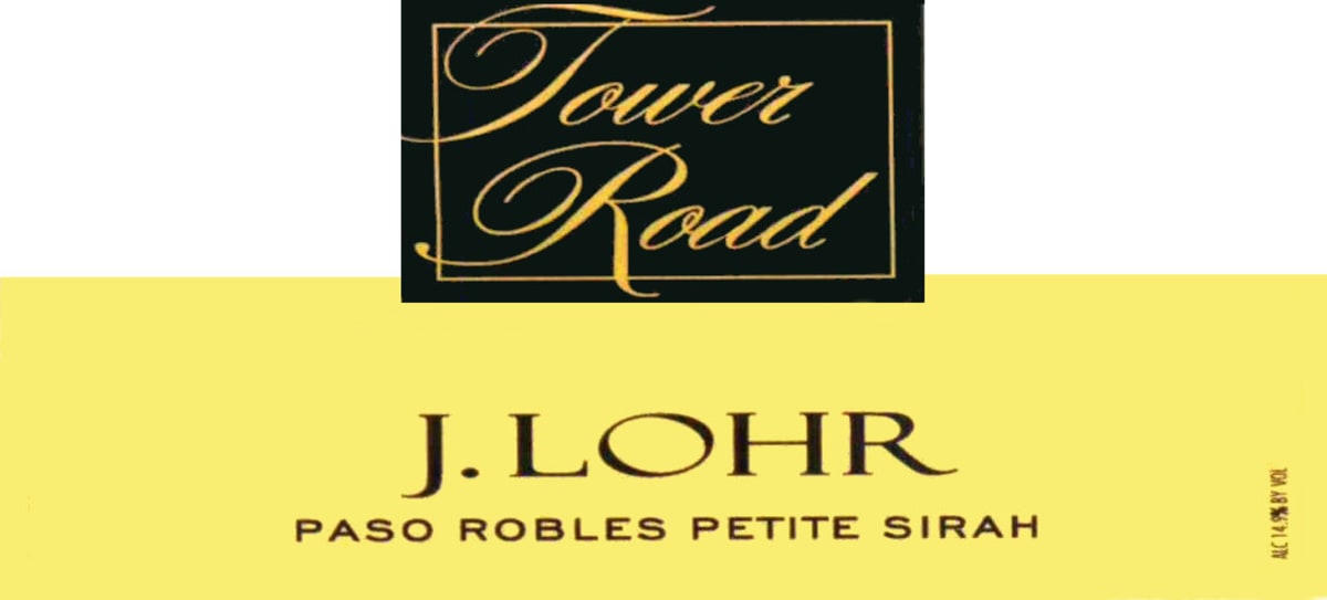 J. Lohr Tower Road Petite Sirah 2008 Front Label
