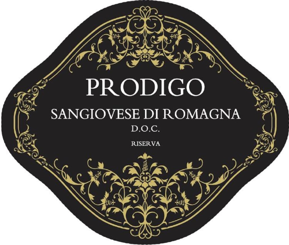 Prodigo Sangiovese di Romagna Riserva 2011 Front Label