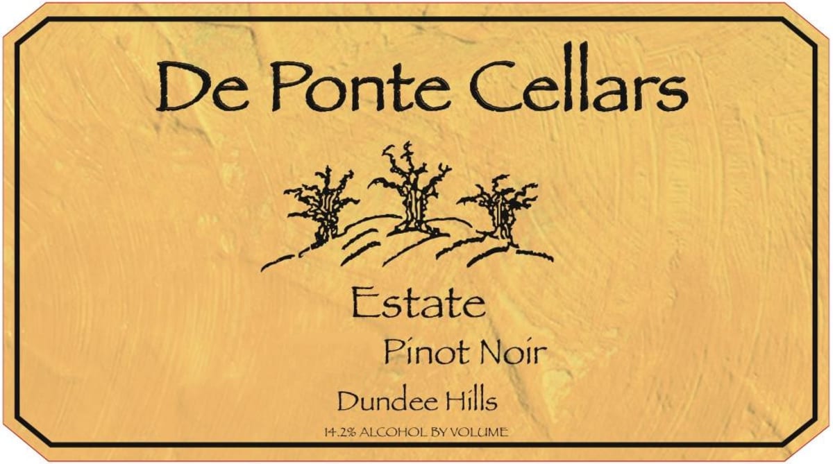 DePonte Estate Pinot Noir 2008 Front Label