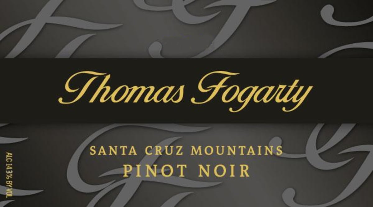 Fogarty Santa Cruz Mountains Pinot Noir 2007 Front Label