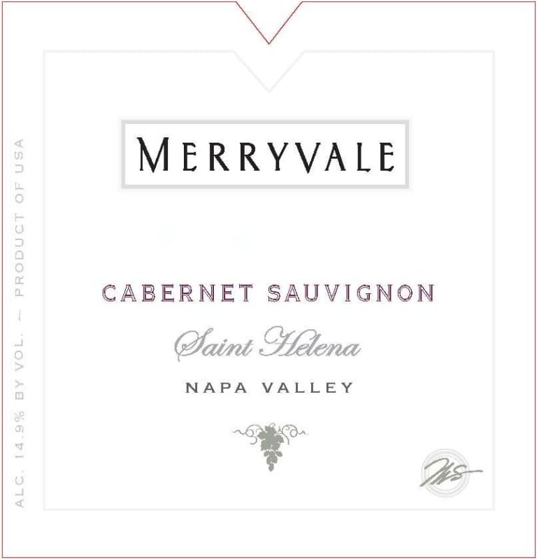Merryvale Saint Helena Estate Cabernet Sauvignon 2013 Front Label