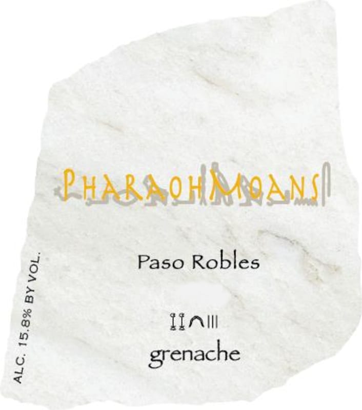 PharaohMoans Grenache 2015 Front Label