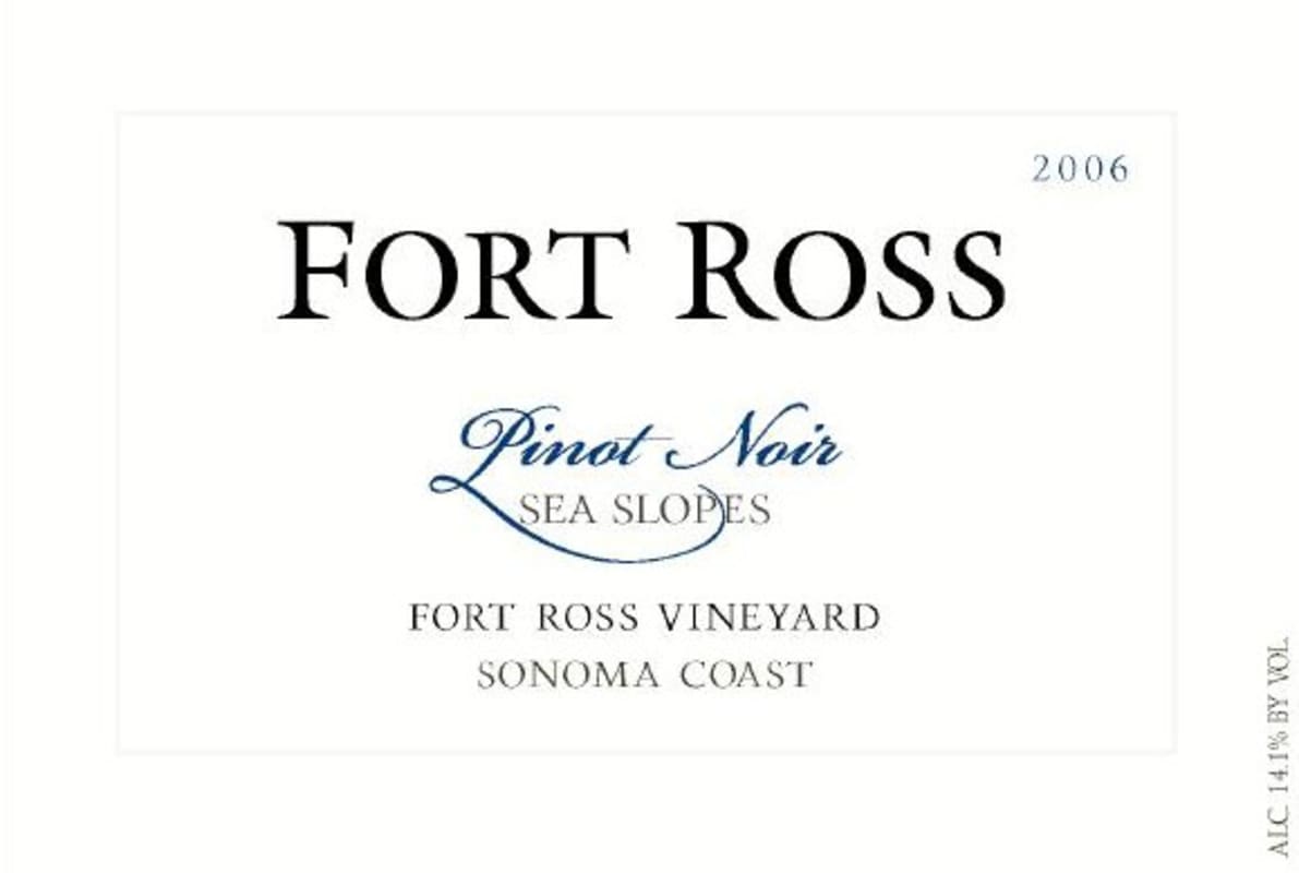 Sea Slopes by Fort Ross Winery Pinot Noir 2006 Front Label