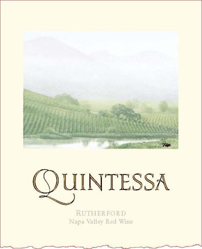 Quintessa Red 2014 Front Label