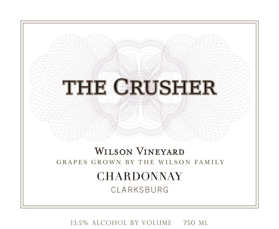 The Crusher Wilson Vineyard Chardonnay 2009 Front Label