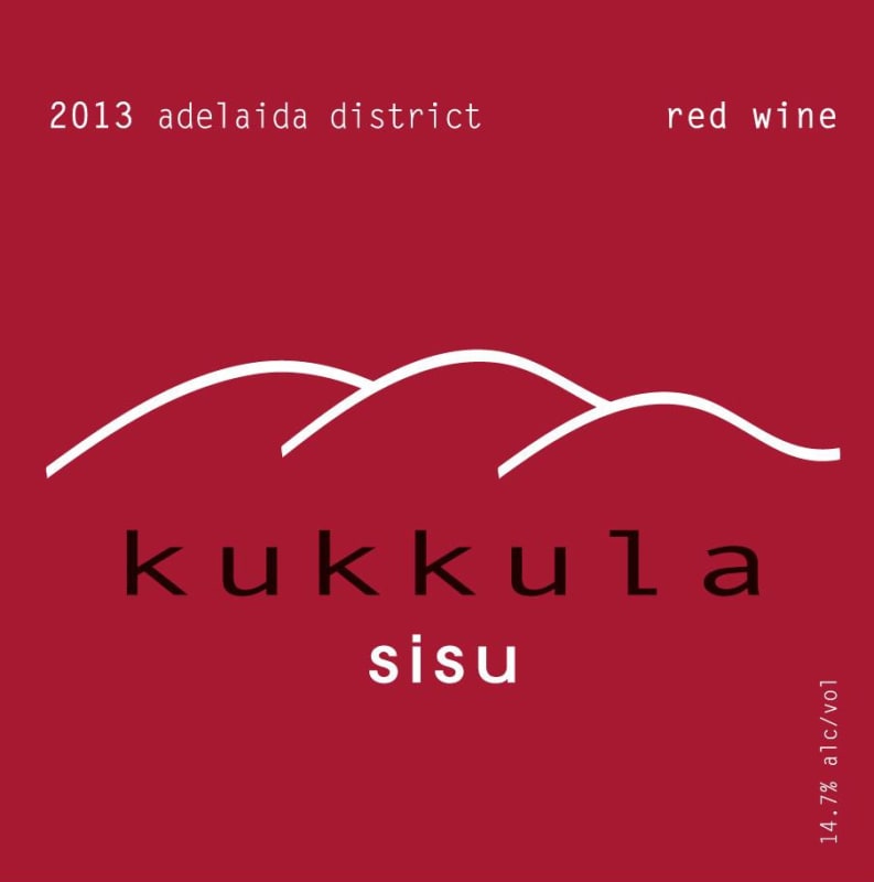 Kukkula Sisu 2013 Front Label