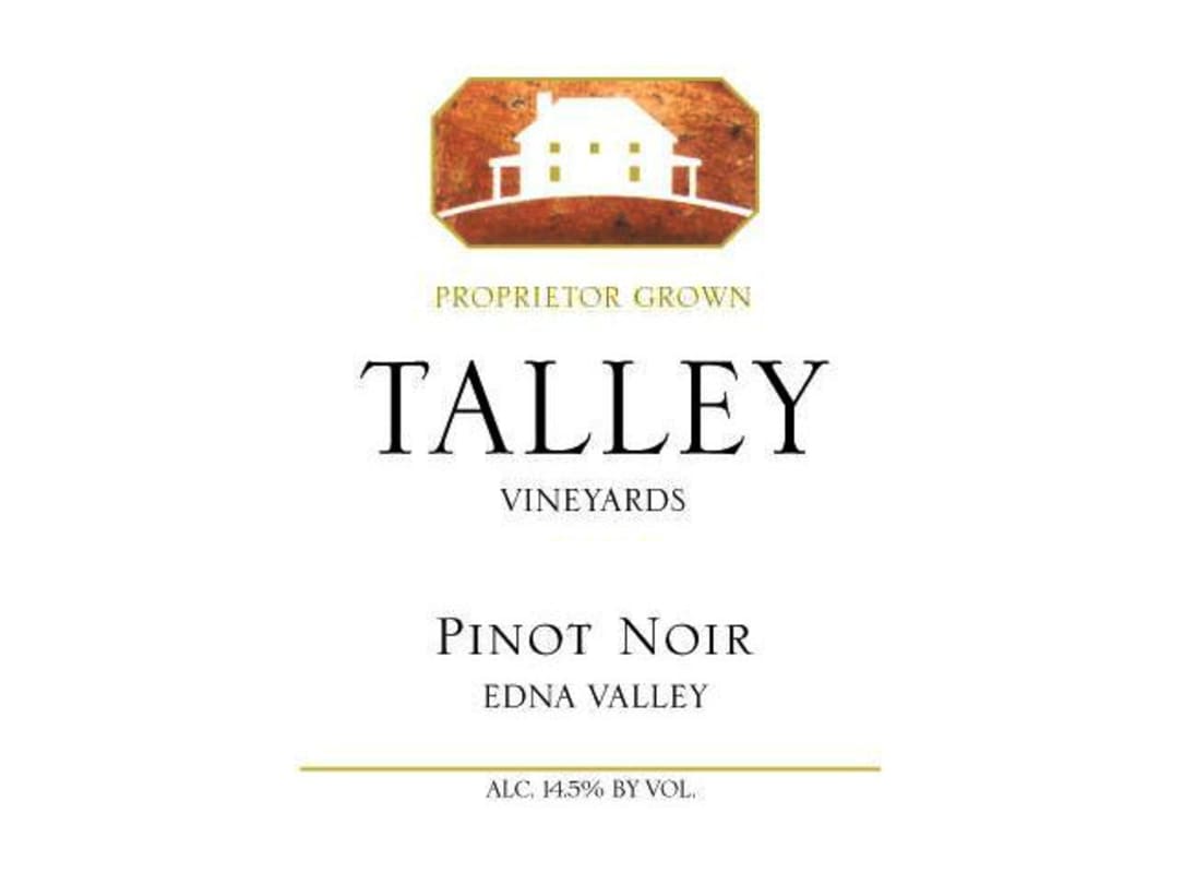 Talley Edna Valley Pinot Noir 2013 Front Label
