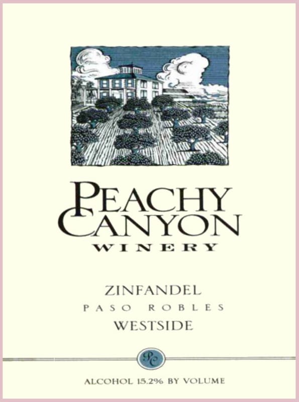 Peachy Canyon Westside Zinfandel 2004 Front Label