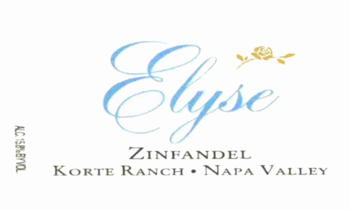 Elyse Korte Ranch Zinfandel 2007 Front Label