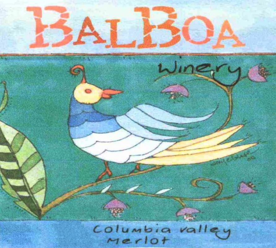 Balboa Winery Merlot 2007 Front Label