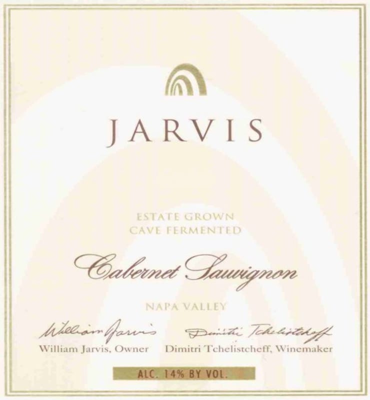 Jarvis Cave Fermented Cabernet Sauvignon 2002 Front Label