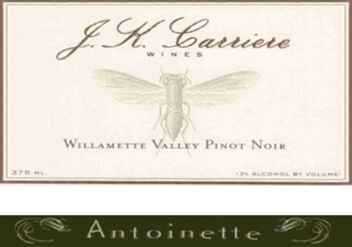 J.K. Carriere Antoinette Pinot Noir 2006 Front Label