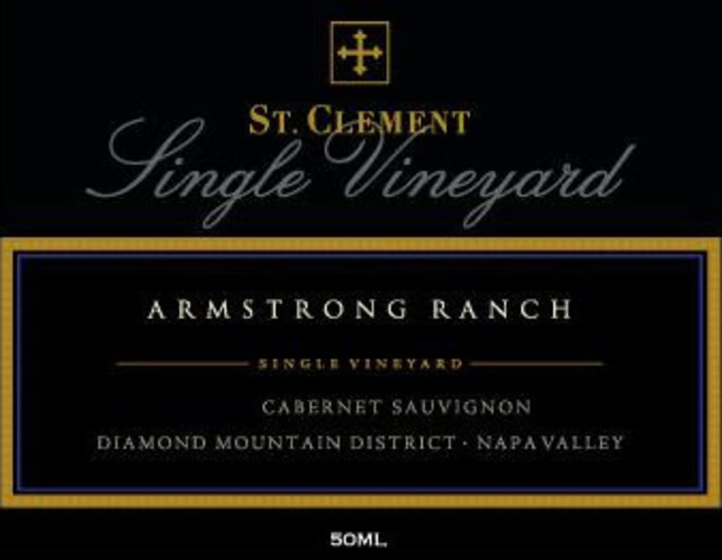 St. Clement Armstrong Ranch Cabernet Sauvignon 2010 Front Label
