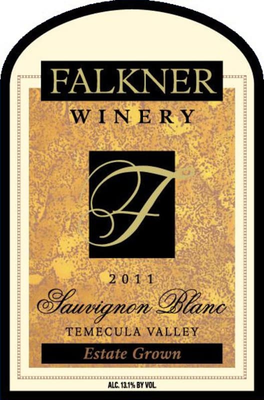 Falkner Winery Sauvignon Blanc 2011 Front Label