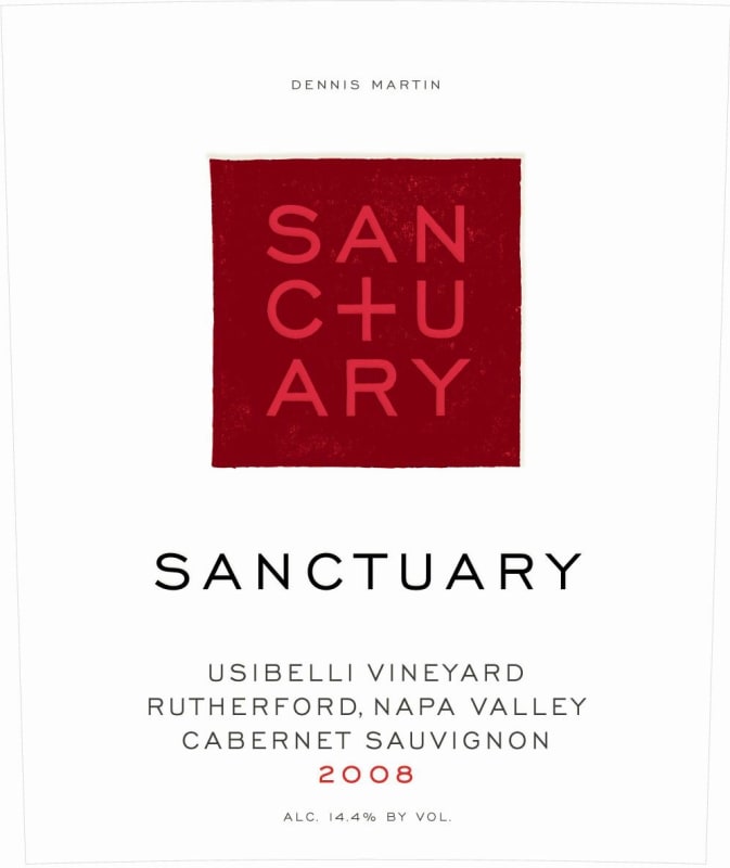 Sanctuary Cabernet Sauvignon 2008 Front Label