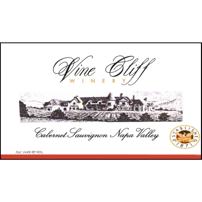 Vine Cliff Napa Valley Cabernet Sauvignon 2006 Front Label