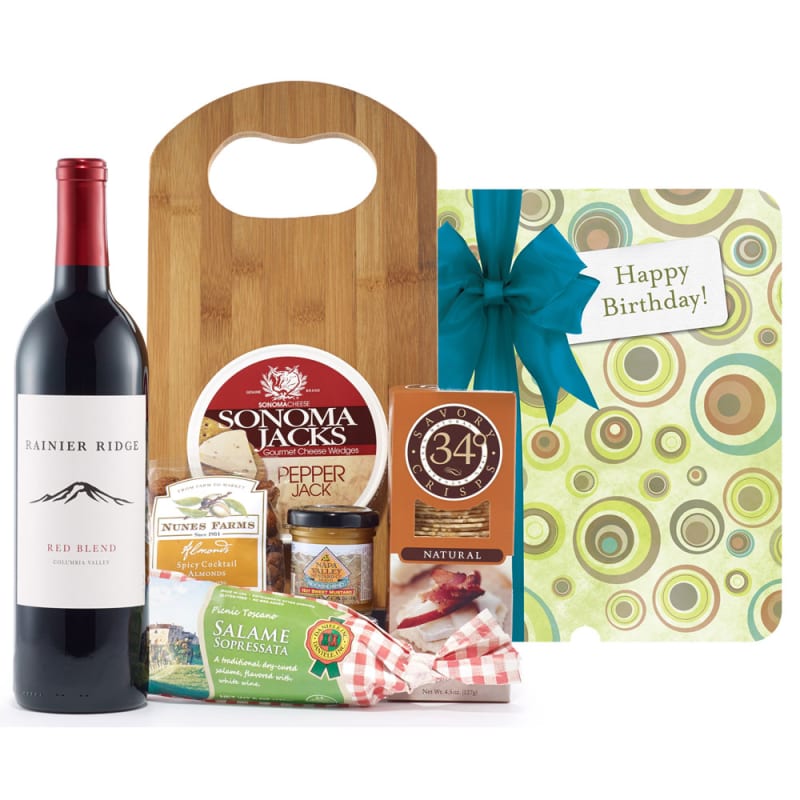 Happy Birthday Wine Country Picnic Gift Product Image