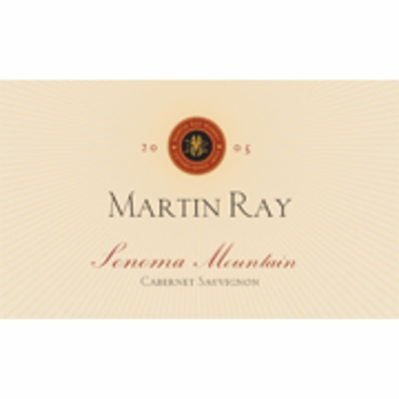 Martin Ray Sonoma Mountain Cabernet Sauvignon 2005 Front Label