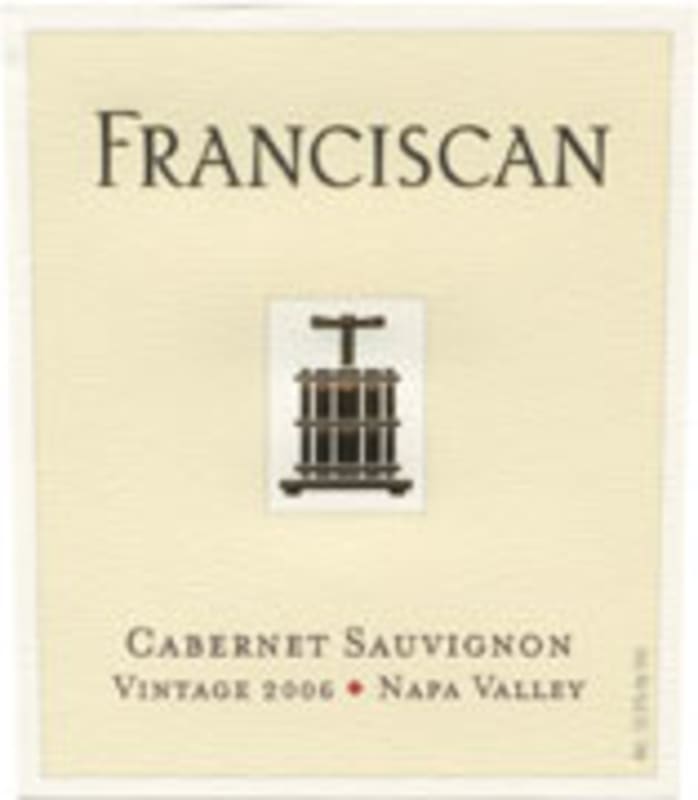 Franciscan Estate Cabernet Sauvignon 2006 Front Label