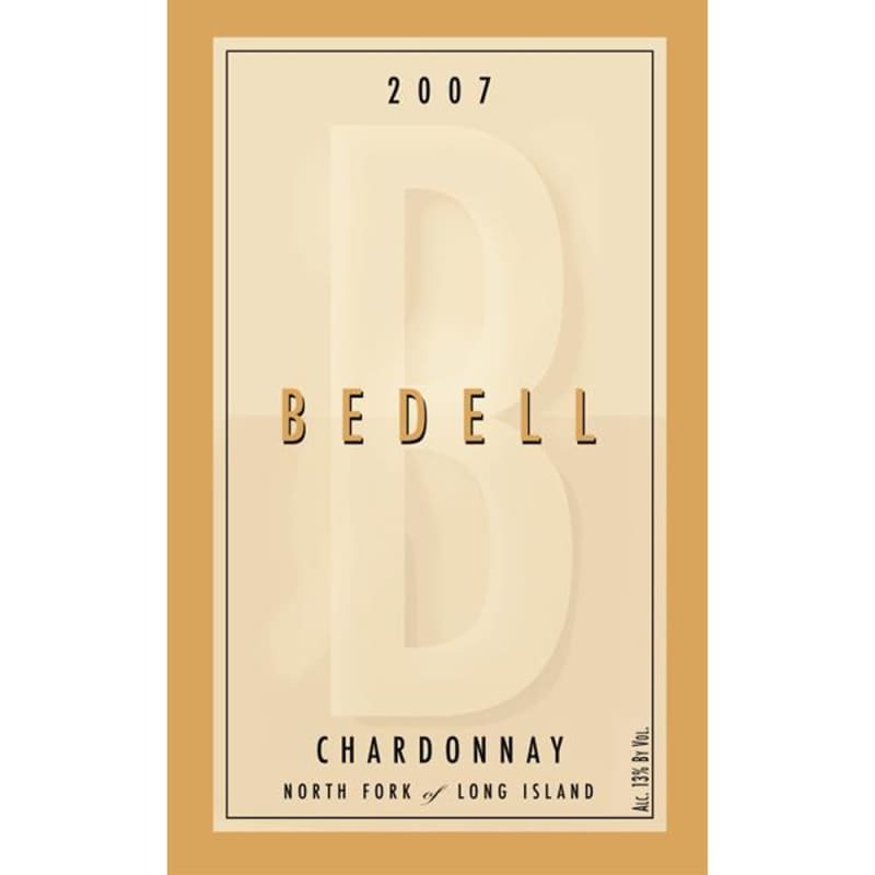 Bedell Cellars Chardonnay 2007 Front Label