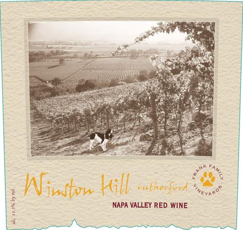 Frank Family Vineyards Winston Hill Proprietary Red 2009 Front Label