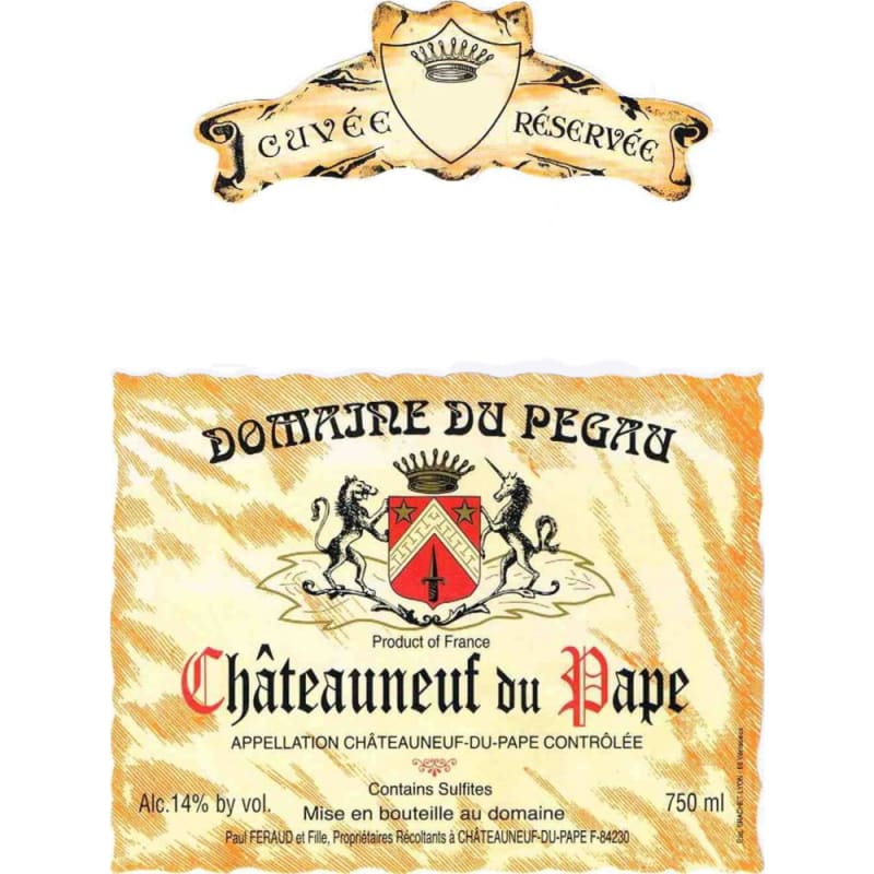 Domaine Pegau Chateauneuf-du-Pape Cuvee Reservee 2006 Front Label