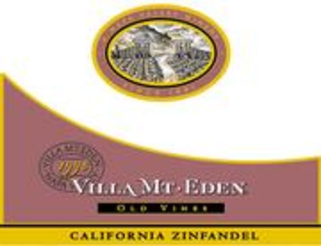 Villa Mt. Eden Old Vines Zinfandel 1997 Front Label