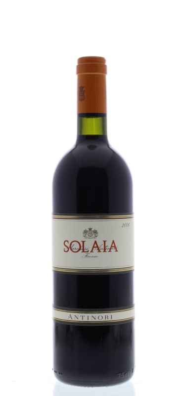 Marchesi Antinori Solaia (bin soiled label) 2006 Front Bottle Shot