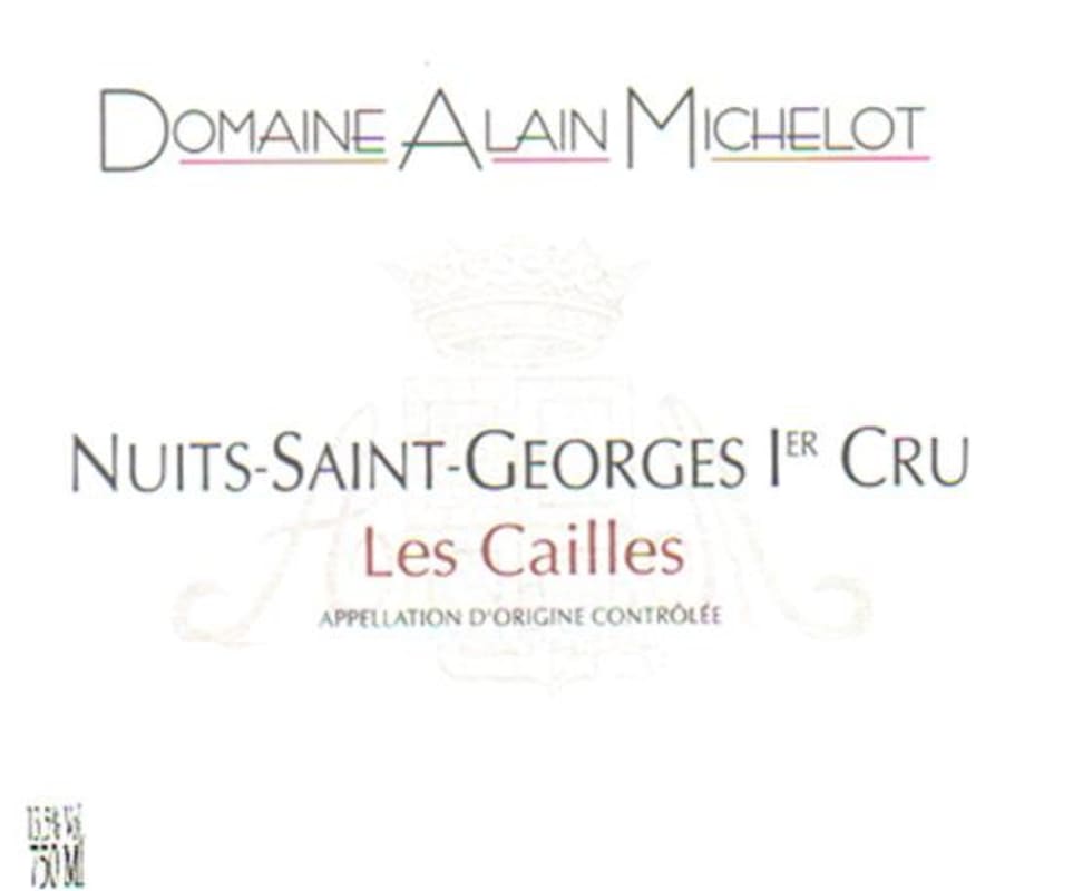 Alain Michelot Nuits-Saint-Georges Les Cailles Premier Cru 2007 Front Label
