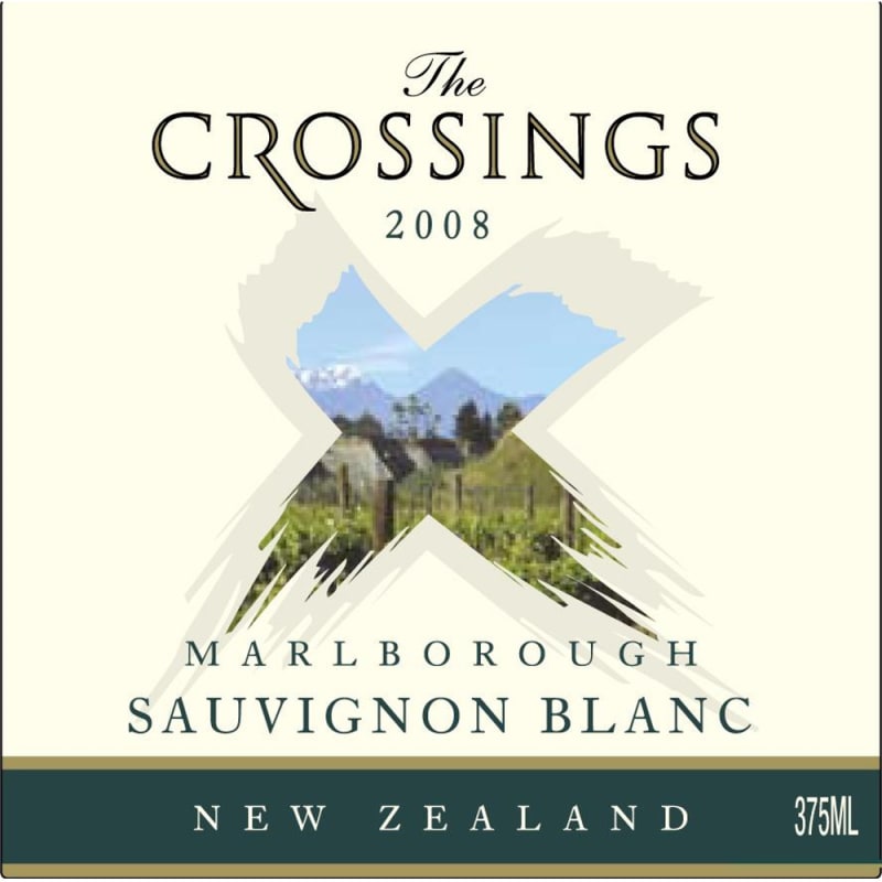 The Crossings Sauvignon Blanc 2008 Front Label
