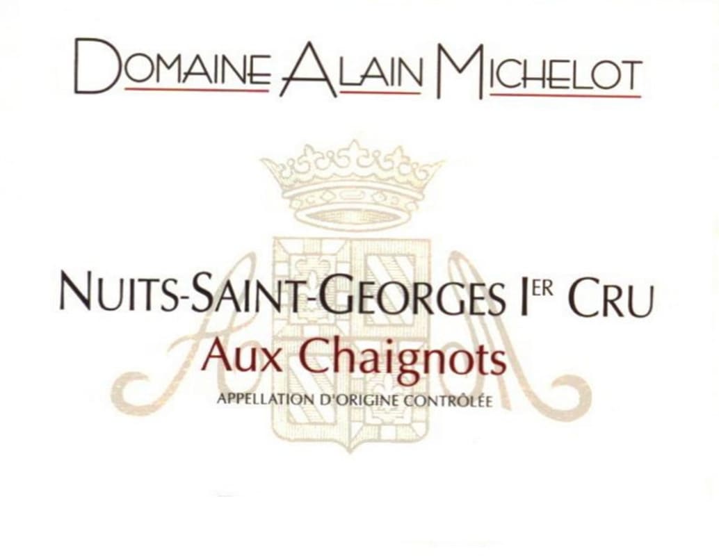 Alain Michelot Nuits-Saint-Georges Aux Chaignots Premier Cru 2008 Front Label