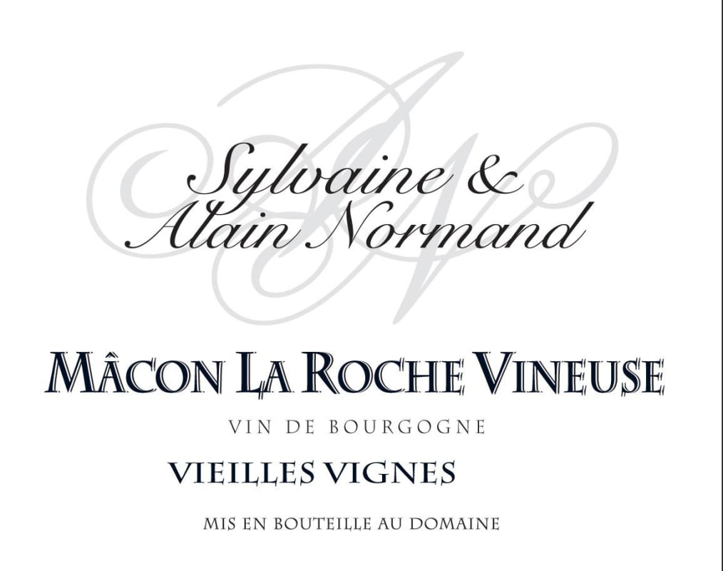 Domaine Normand Macon La Roche-Vineuse Vieilles Vignes 2010 Front Label