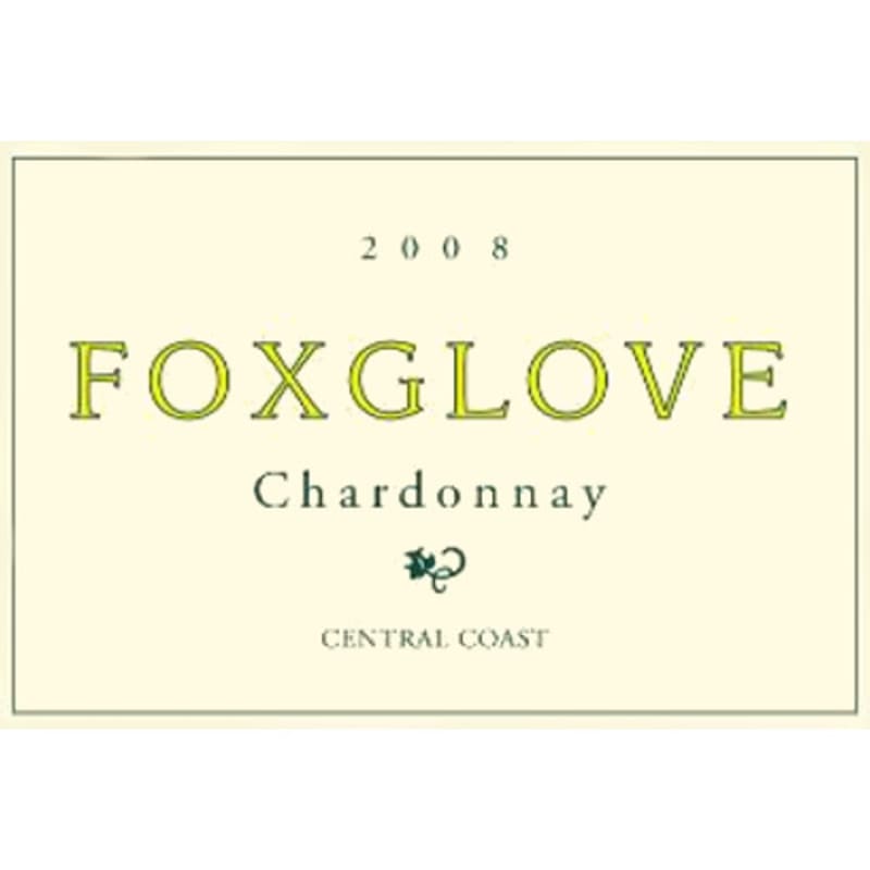 Foxglove Chardonnay 2008 Front Label