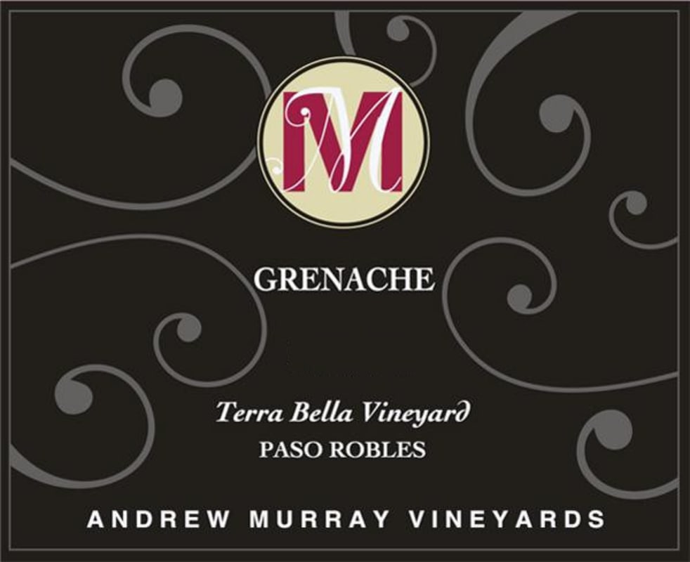 Andrew Murray Terra Bella Vineyard Grenache 2012 Front Label
