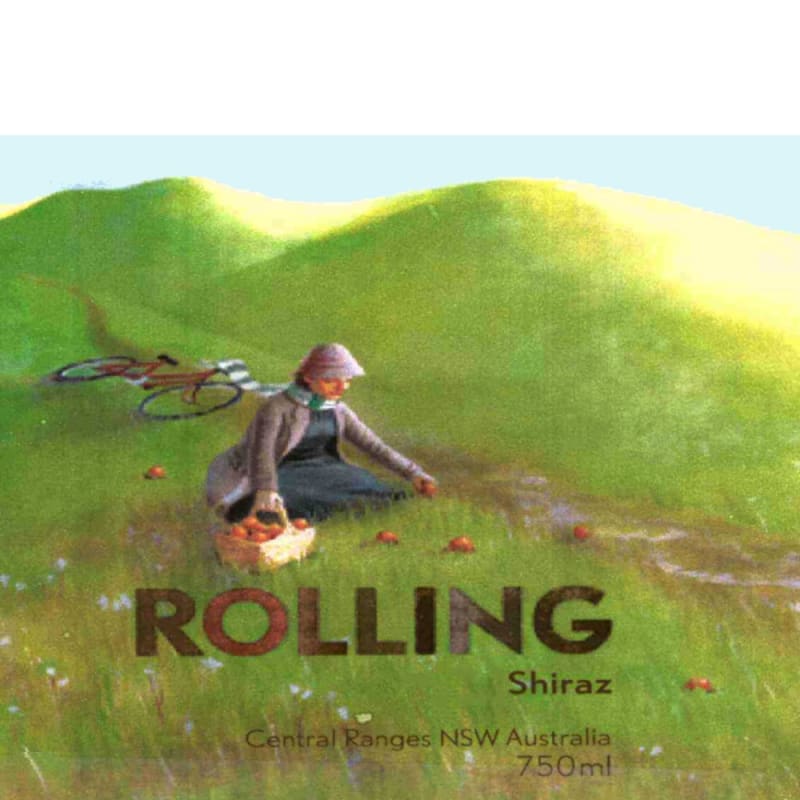 Rolling Shiraz 2007 Front Label