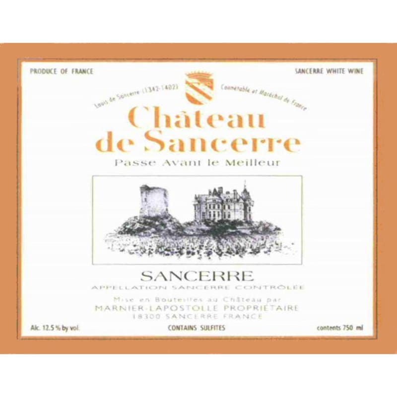 Chateau de Sancerre Blanc 2008 Front Label