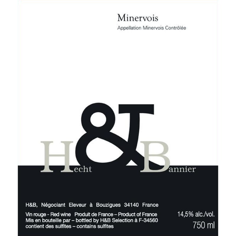 Hecht & Bannier Minervois 2006 Front Label