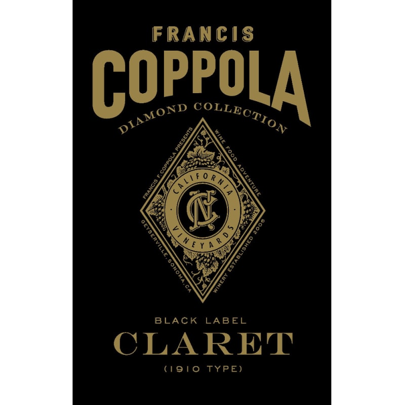 Francis Ford Coppola Diamond Collection Claret 2008 Front Label