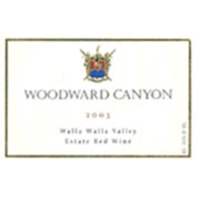 Woodward Canyon Estate Red 2003 Front Label