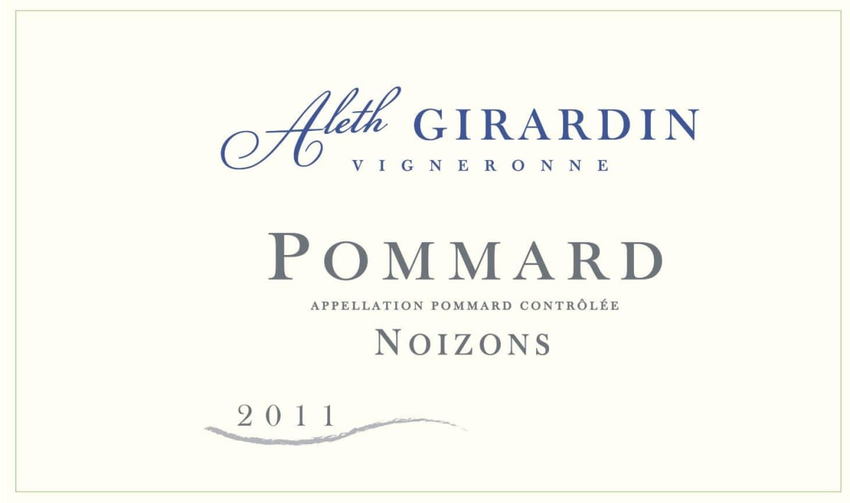 Aleth Girardin Pommard Noizons 2011 Front Label