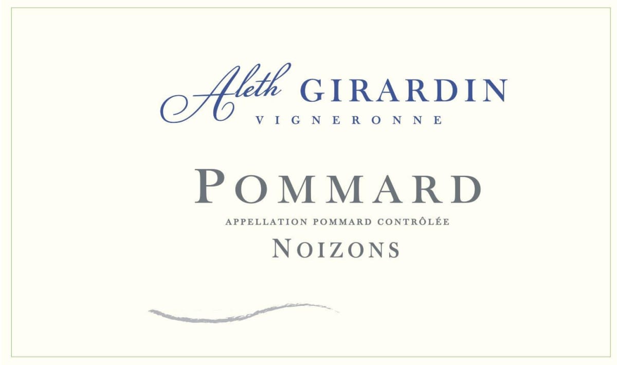 Aleth Girardin Pommard Noizons 2013 Front Label