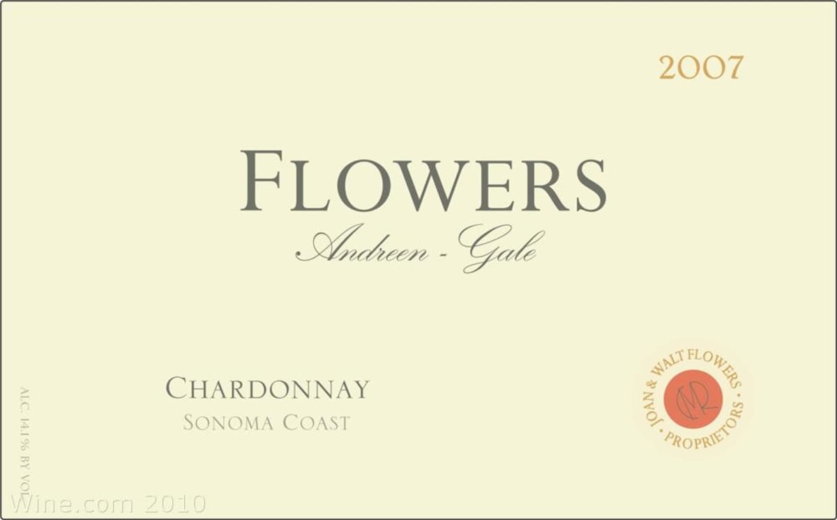 Flowers Andreen-Gale Chardonnay 2007 Front Label