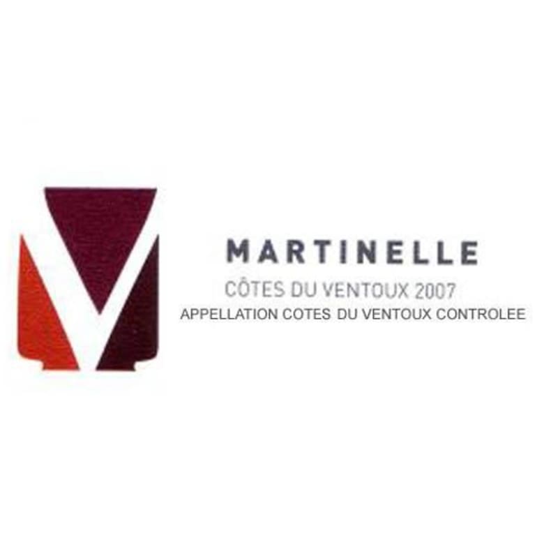 Domaine des Martinelles Cotes du Ventoux 2007 Front Label