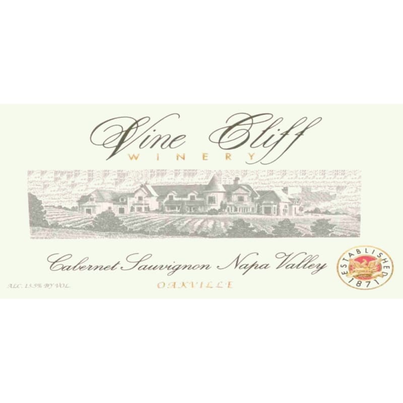 Vine Cliff Oakville Estate Cabernet Sauvignon 2006 Front Label