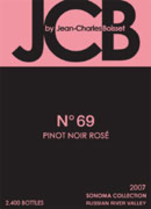 JCB No. 69 Pinot Noir Rose 2006 Front Label